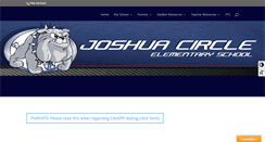 Desktop Screenshot of joshuacircleelementary.org
