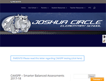 Tablet Screenshot of joshuacircleelementary.org